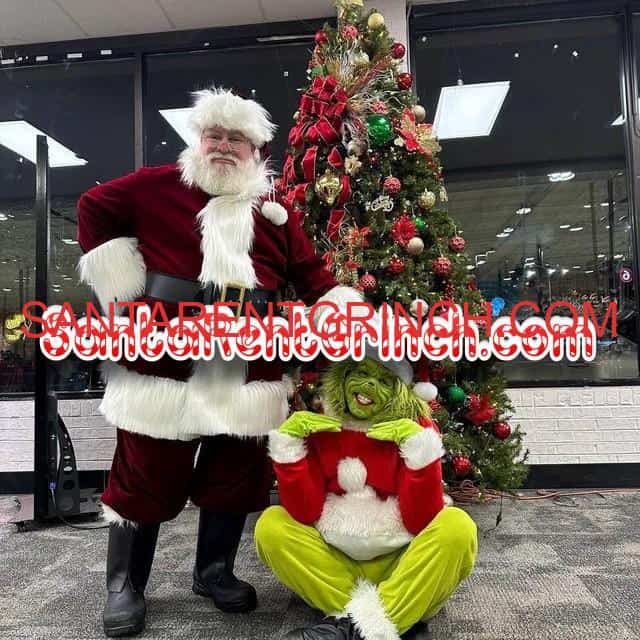 santa and grinch