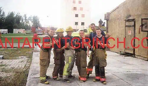 firefighter - Santa Rent Grinch